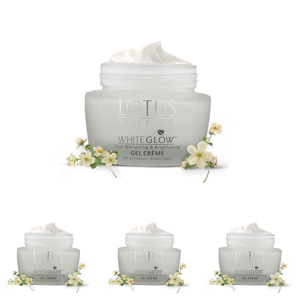 Lotus Herbals WhiteGlow Skin Whitening And Brightening Gel, Face Cream with SPF-25, for all skin types, 40g - Image 11