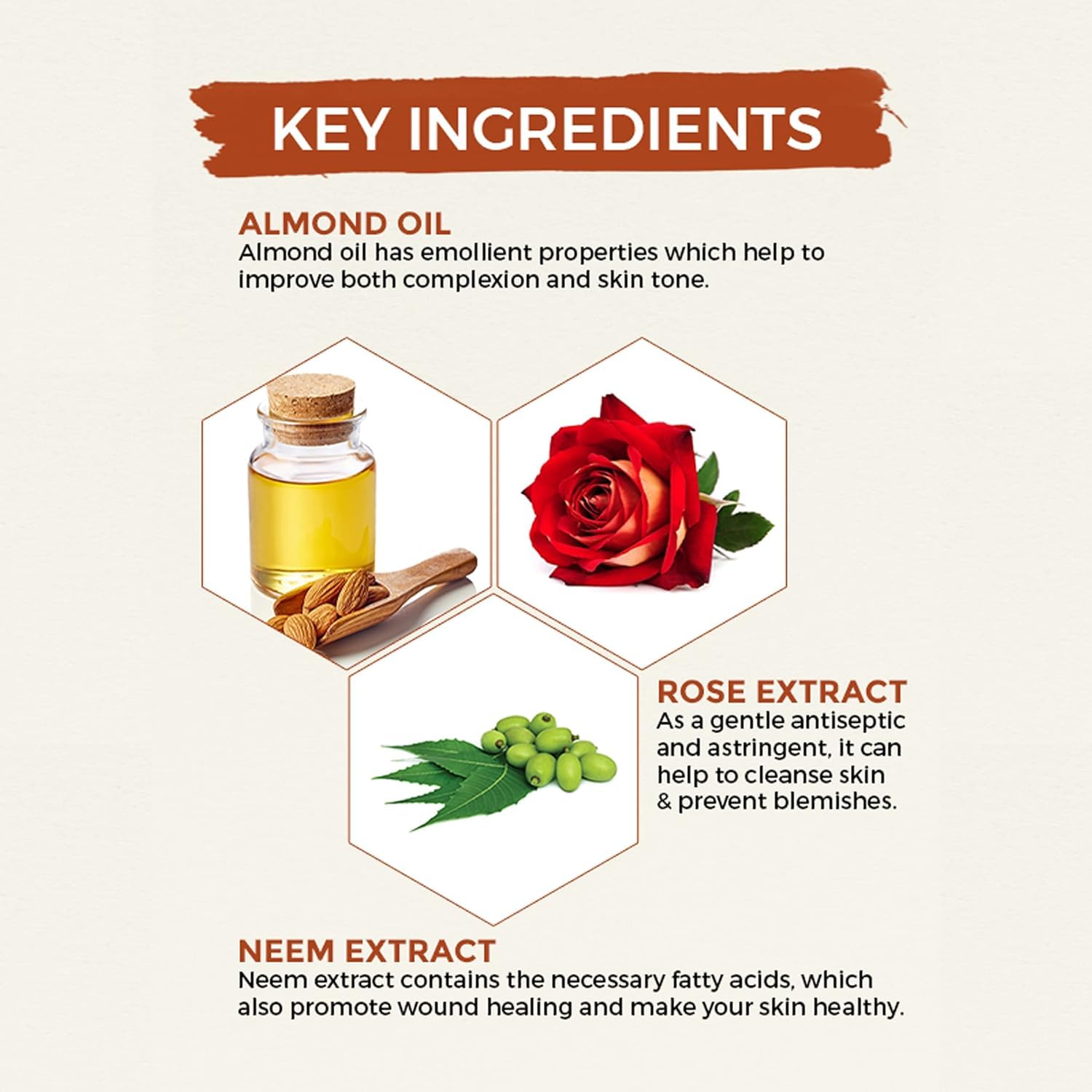 Oshea Herbals Rosemoist Face Moisturising Cream for All Skin Types | Improves Skin Firmness & Radiance with 24 Hrs Moisturising | Enriched with Almond Oil & Rose Extract | Paraben Free 100g(Pack of 2) - Image 2