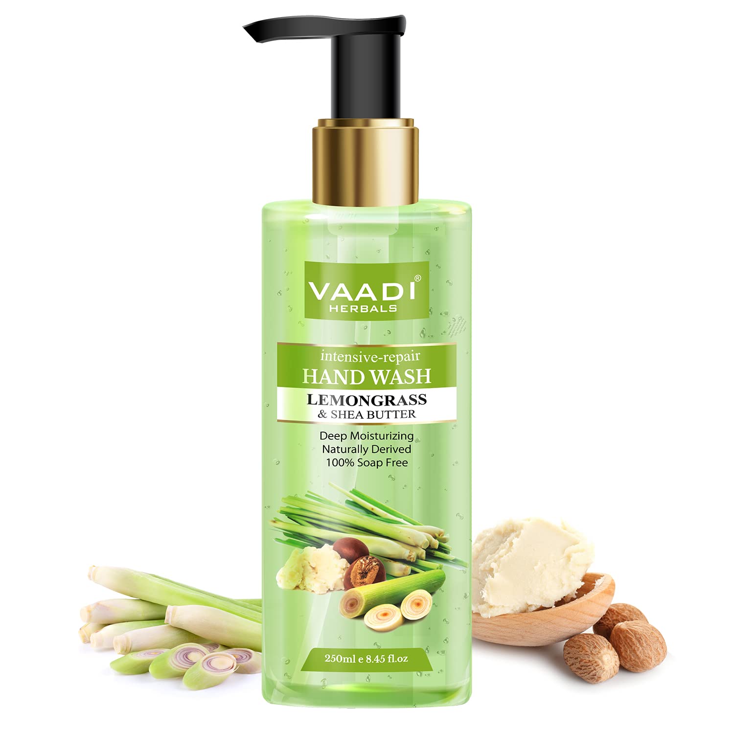 Vaadi Herbals Luxurious Handwash - 250 ml (Pack of 3, Argan Oil and Coconut with Lemongrass and Shea Butter and Strawberry) - Image 2