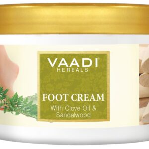 Vaadi Herbals Foot Cream, Clove Oil and Sandalwood, 500g