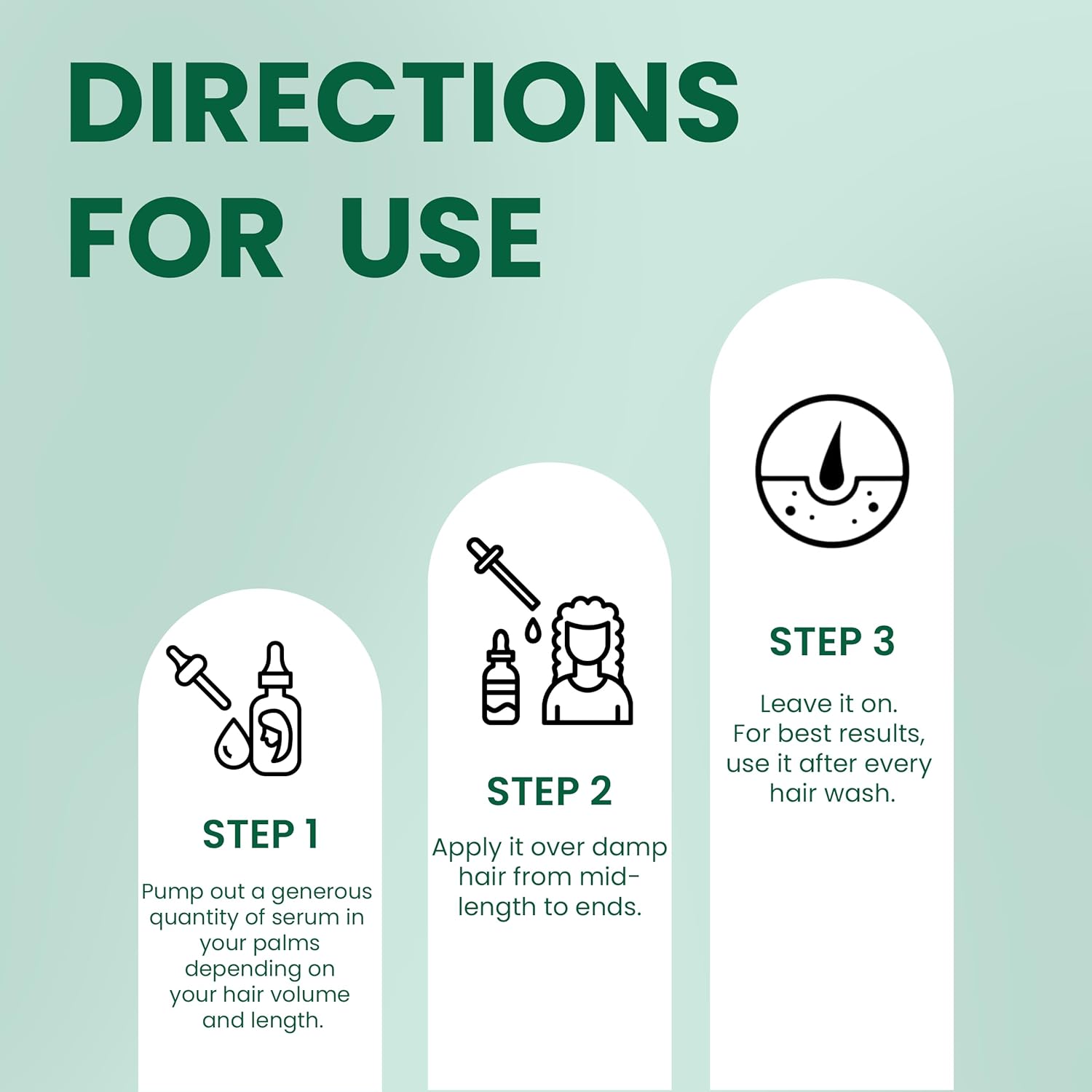 Oshea Herbals Phytogain Natural Non Sticky Hair Serum | For Instant Smooth, Shine, Tangle & Frizz Free Nourishing Hair Serum - 110 ml - Image 2