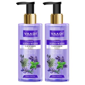 Vaadi Herbals Calming Lavender and Mint Hand Wash - 250 ml (Pack of 2)