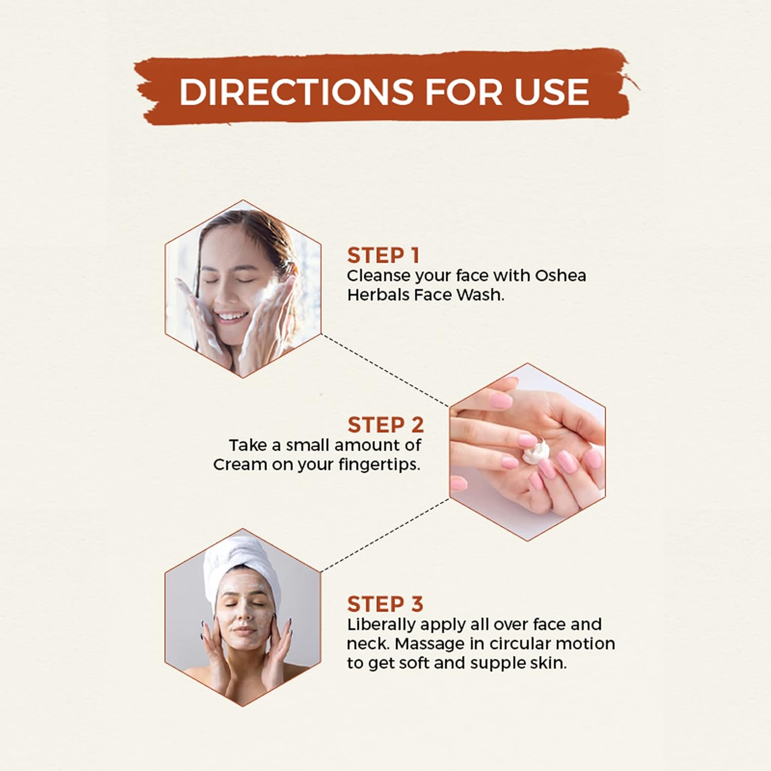 Oshea Herbals Rosemoist Face Moisturising Cream for All Skin Types | Improves Skin Firmness & Radiance with 24 Hrs Moisturising | Enriched with Almond Oil & Rose Extract | Paraben Free 100g(Pack of 2) - Image 11