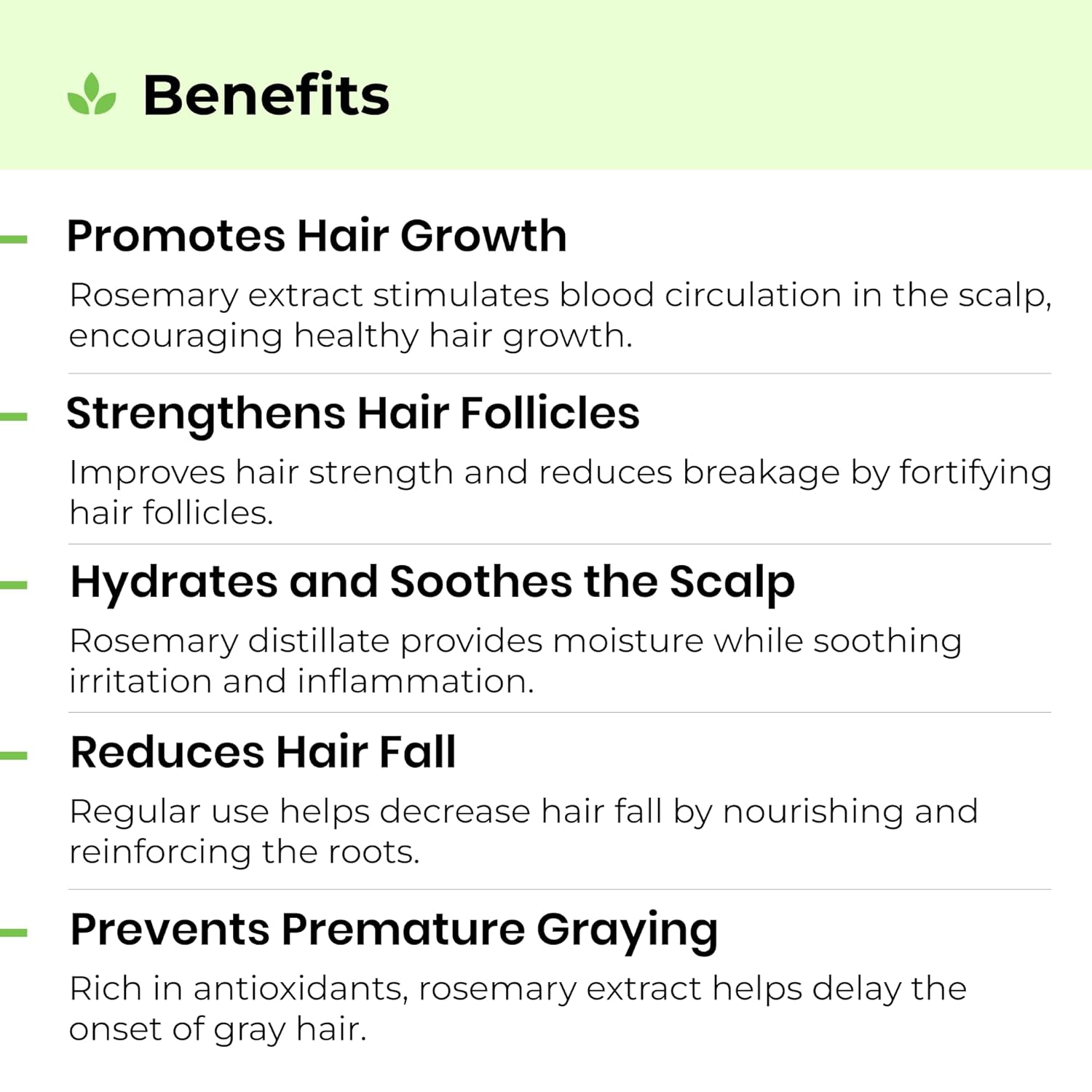 Avimee Herbal Rosemary Water For Hair Growth (200 ml) | Mist Spray for Hairfall | Rosemary Hair Mist | Adds Shine & Helps Reduce Hairfall, Strengthens Hair | For All Hair Types | For Men & Women - Image 4
