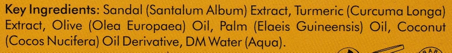 Vaadi Herbals Divine Sandal Soap with Saffron and Turmeric, 75g x 3 - Image 6