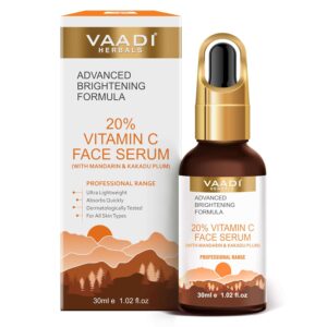 Vaadi Herbals 20% Vitamin C Face Serum With Advanced Brightening Formula