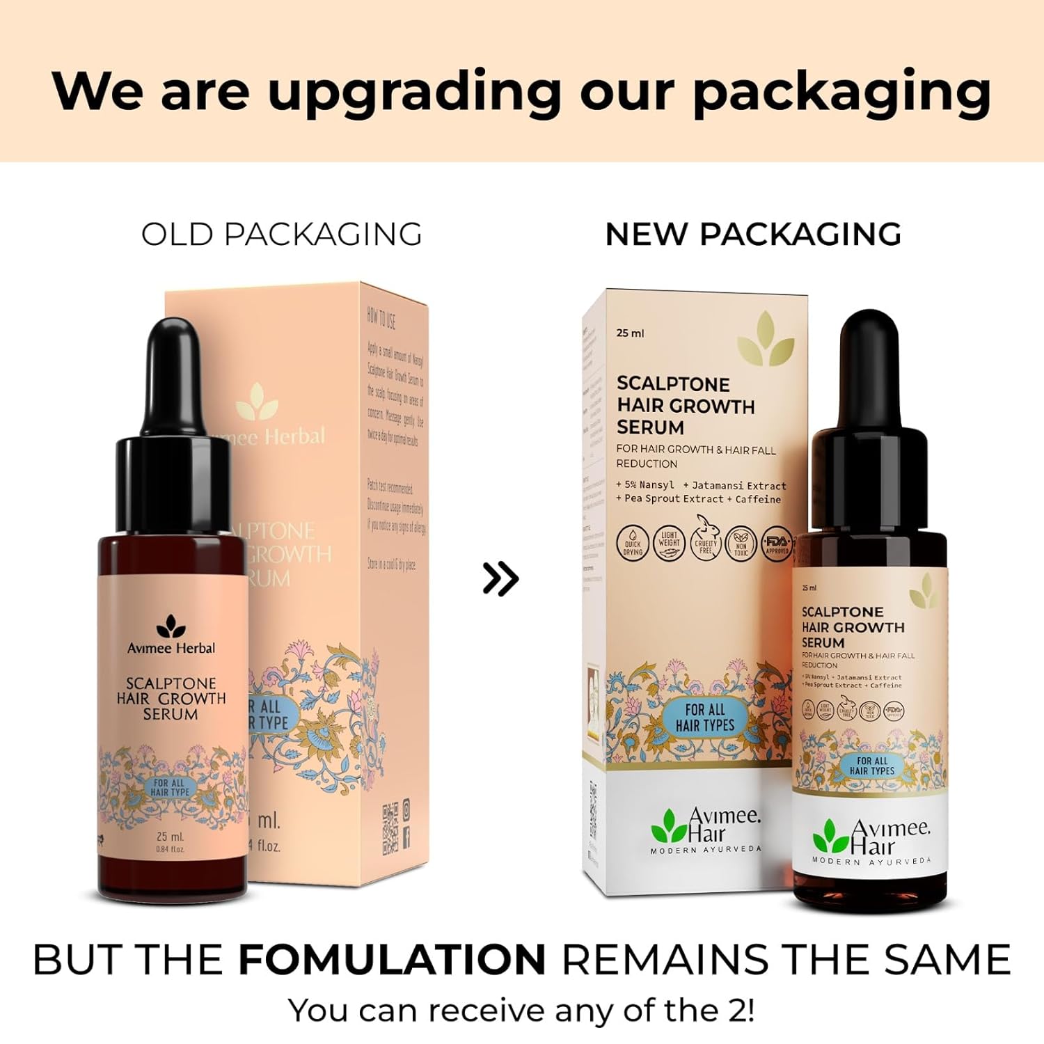 Avimee Herbal Hair Growth Super Saver Combo | Keshpallav Hair Oil (100 ml) & Scalptone Hair Growth Serum (25ml) - Image 7