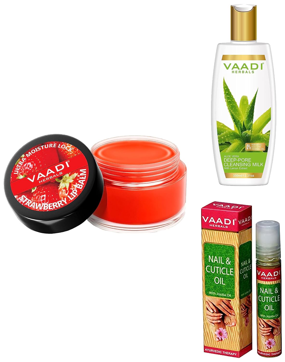 Vaadi Herbals Aloe Vera Deep Pore Cleansing Milk, 350ml - Image 9